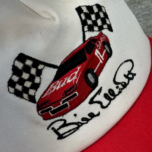 VTG Bill Elliott Bud King Of Beers USA Made Snapback Trucker Hat OSFA 1994 90s - Picture 8 of 16